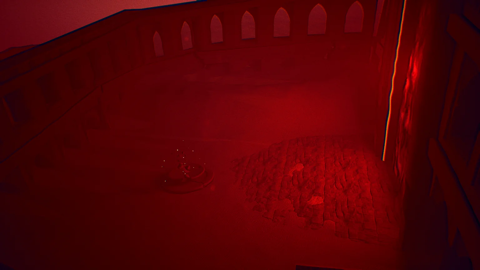 Environment art — courtyard