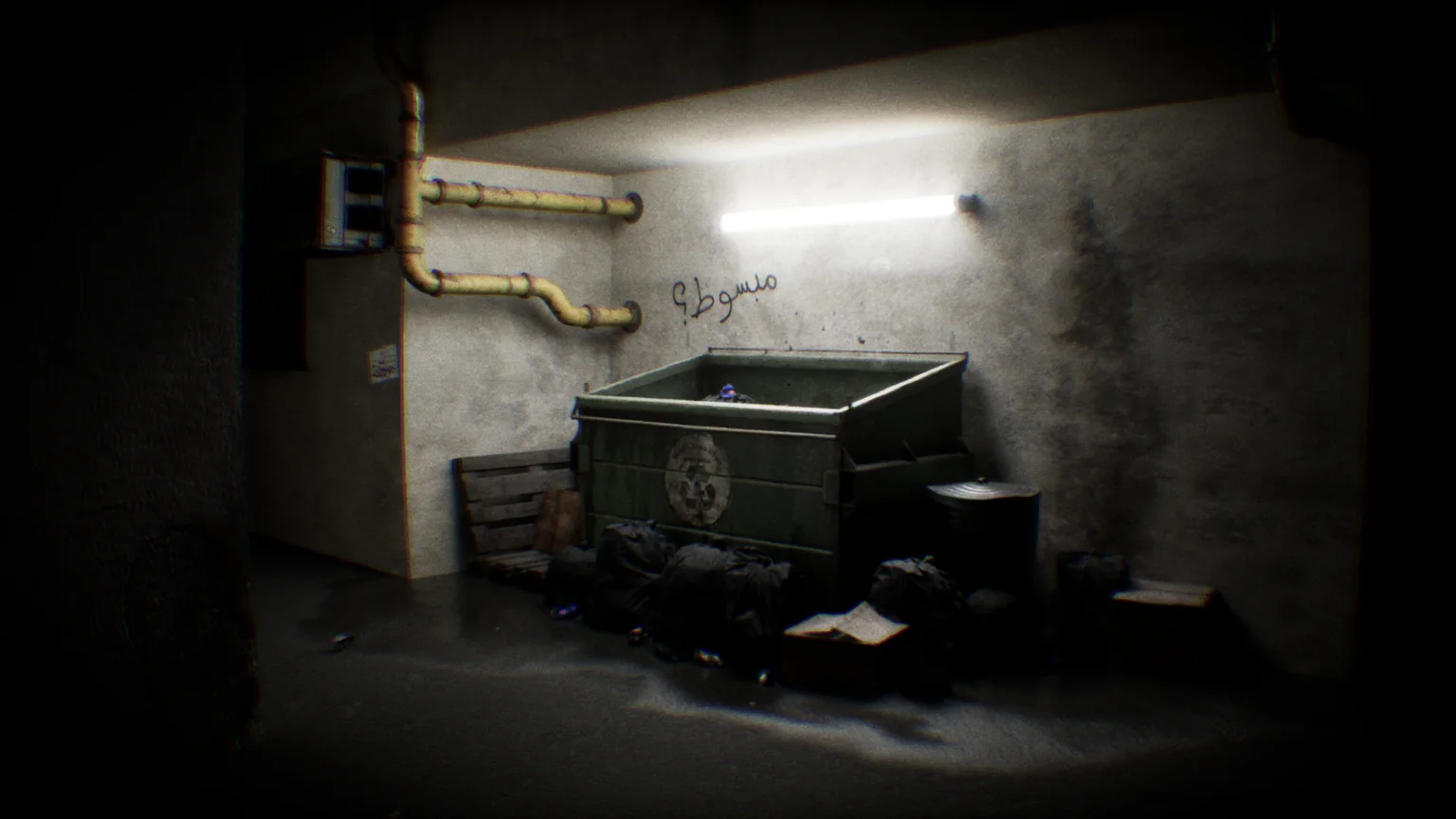 Janob Station — dumpster corner